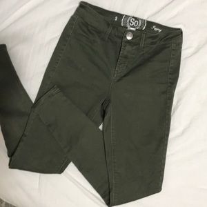 Olive Green Jegging